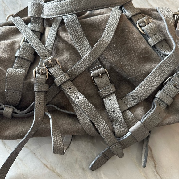 Authentic Alexander Wang Kristen Sachel Bag - Gray/Taupe - Picture 3 of 7